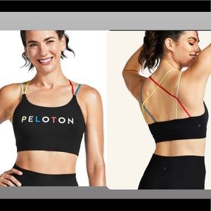 NWOT Wear it to heart & Peloton XSmall Cadent Strappy Bra show your pride